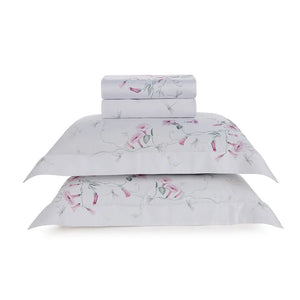 Jogo de Cama Petunia King 4 Pçs 300 Fios 100% Algodão Egípcio Trussardi