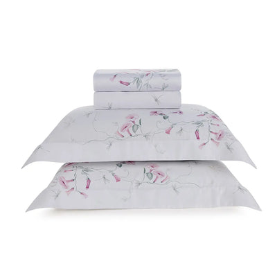 Jogo de Cama Petunia King 4 Pçs 300 Fios 100% Algodão Egípcio Trussardi