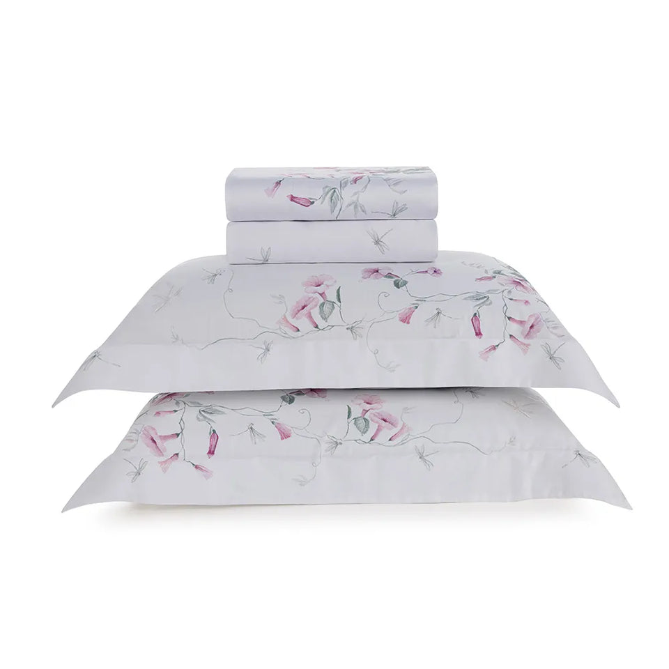 Jogo de Cama Petunia King 4 Pçs 300 Fios 100% Algodão Egípcio Trussardi