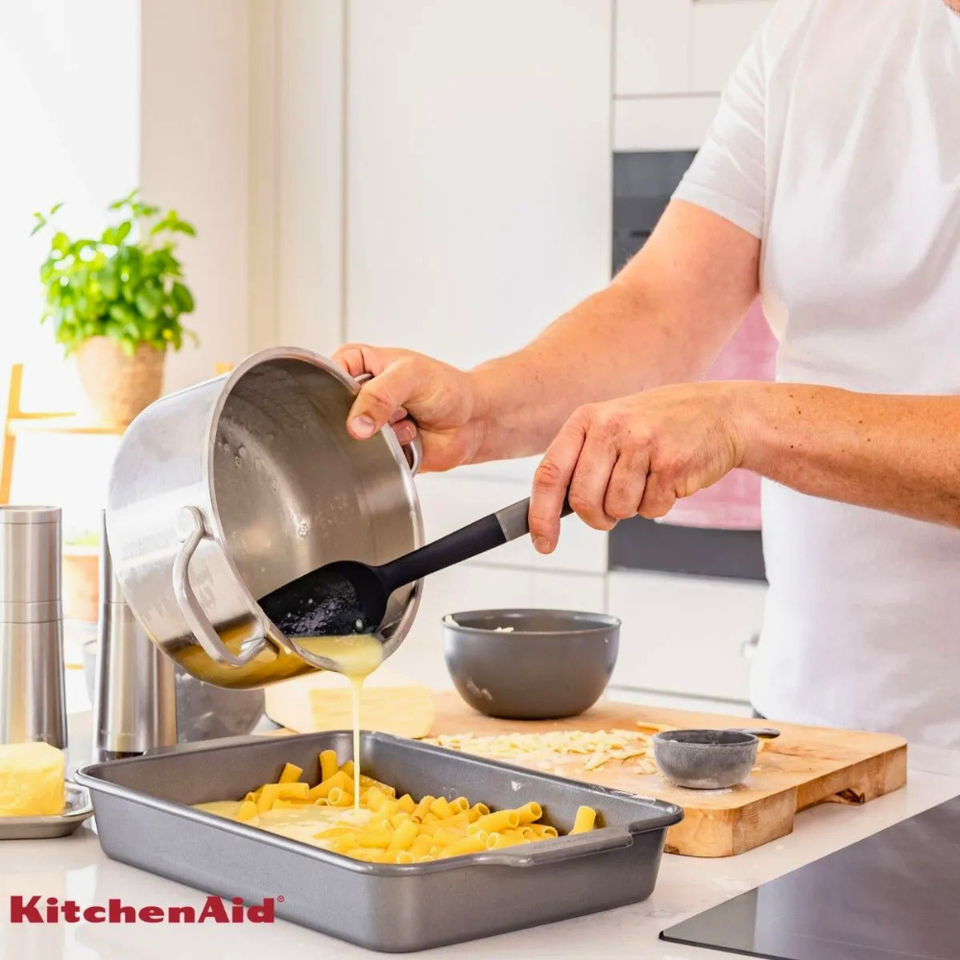Espátula Clássica em Silicone Confeitaria Cinza KitchenAid