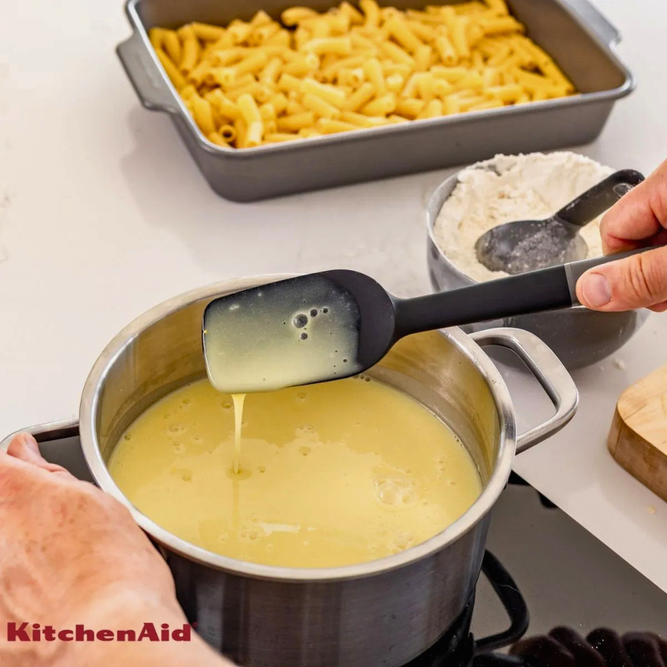 Espátula Clássica em Silicone Confeitaria Cinza KitchenAid