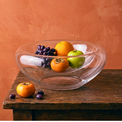Centro de Mesa 30cm Vidro Transparente