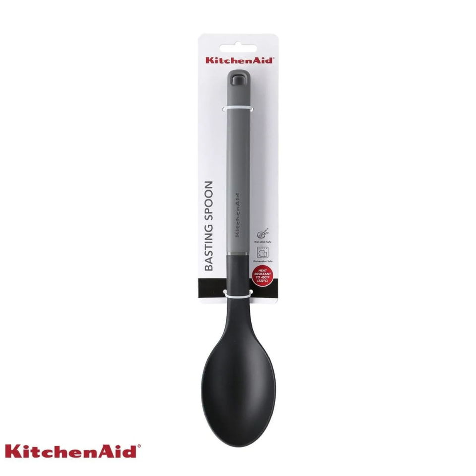 Colher de Cozinha Servir Nylon Multiuso Cinza KitchenAid