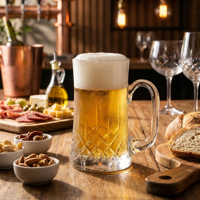 Caneca Chopp com Alça Lapidada 93 Artemano 550ml