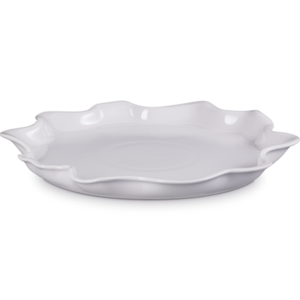 Travessa Redonda Cerâmica Ruffle Shallot 36cm Le Creuset
