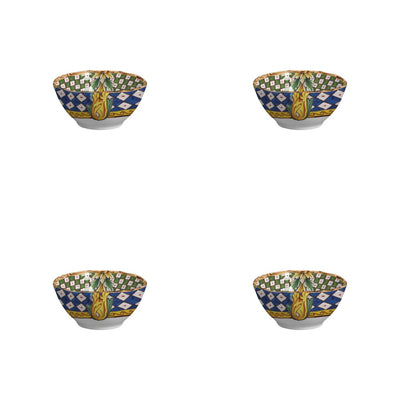Jogo 4 Bowls Cereal Cerâmica Taormina 14,5cm Maison Blanche