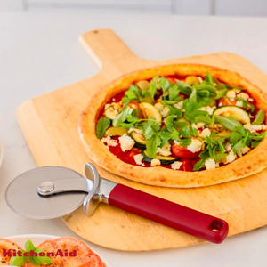 Cortador de Pizza Profissional Lamina Inox Vermelho KitchenAid