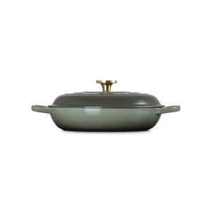 Caçarola Buffet Signature Thyme com Pegador Light Gold 3,5L 30cm Le Creuset