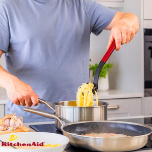 Pegador Colher Massa Macarrão Multiuso Vermelho KitchenAid