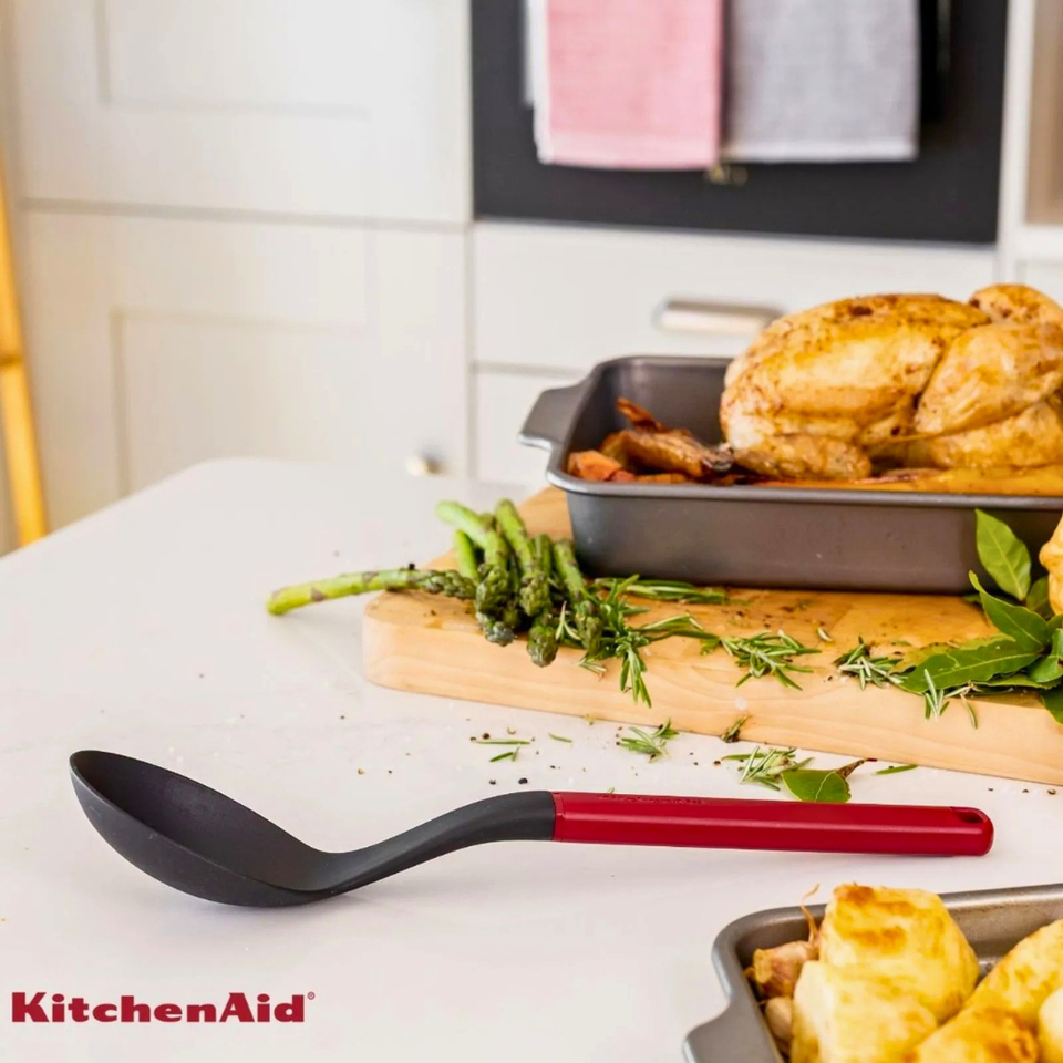 Colher de Cozinha Servir Nylon Multiuso Vermelha KitchenAid