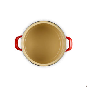Stockpot Aço Esmaltado Vermelho Pegador Inox 5,7L 20cm Le Creuset