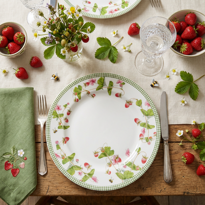 Jogo 6 Pratos Rasos Cerâmica Picnic 29cm Alleanza