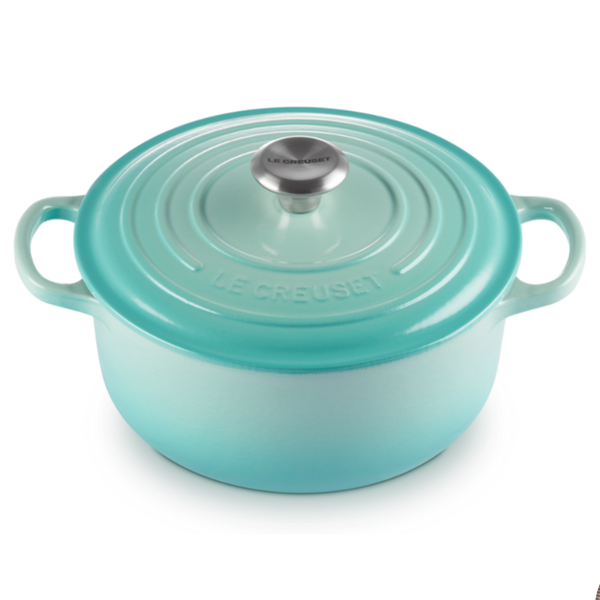 Panela Le Creuset Redonda Signature Cool Mint 4,2L 24cm