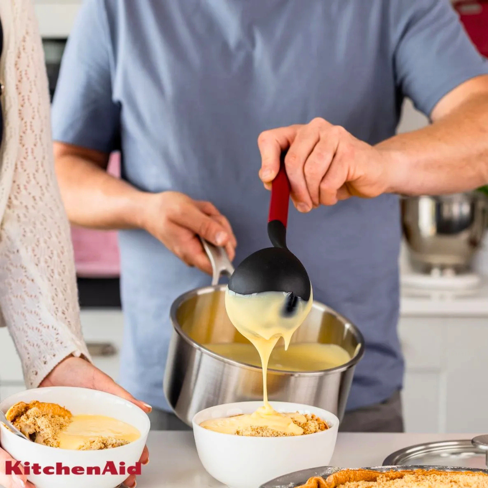 Concha Nylon Sopa Caldo Cozinha Pratica Vermelha KitchenAid