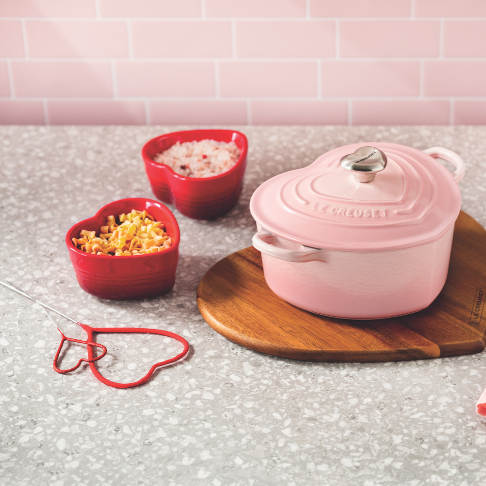 Kit com 2 Ramekin Coração Vermelho