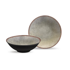 Jogo 6 Pratos Sobremesa Coup Cerâmica Jacarta 21cm Alleanza