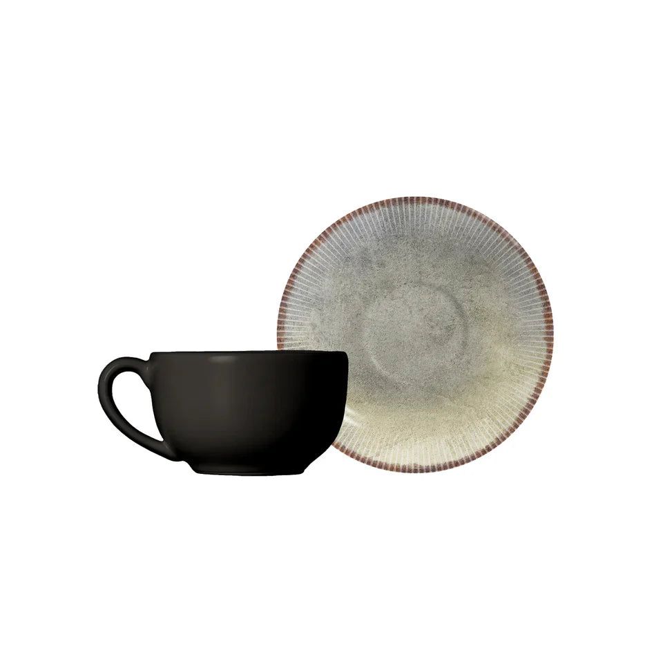 Jogo 6 Pratos Sobremesa Coup Cerâmica Jacarta 21cm Alleanza