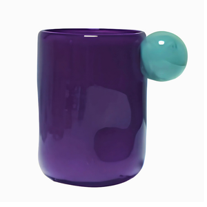 Copo Vidro Color Pop Roxo 380ml