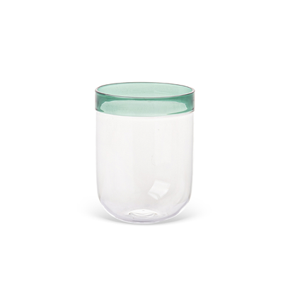 Jogo de 6 Copos Orilla Vidro Verde 480ml
