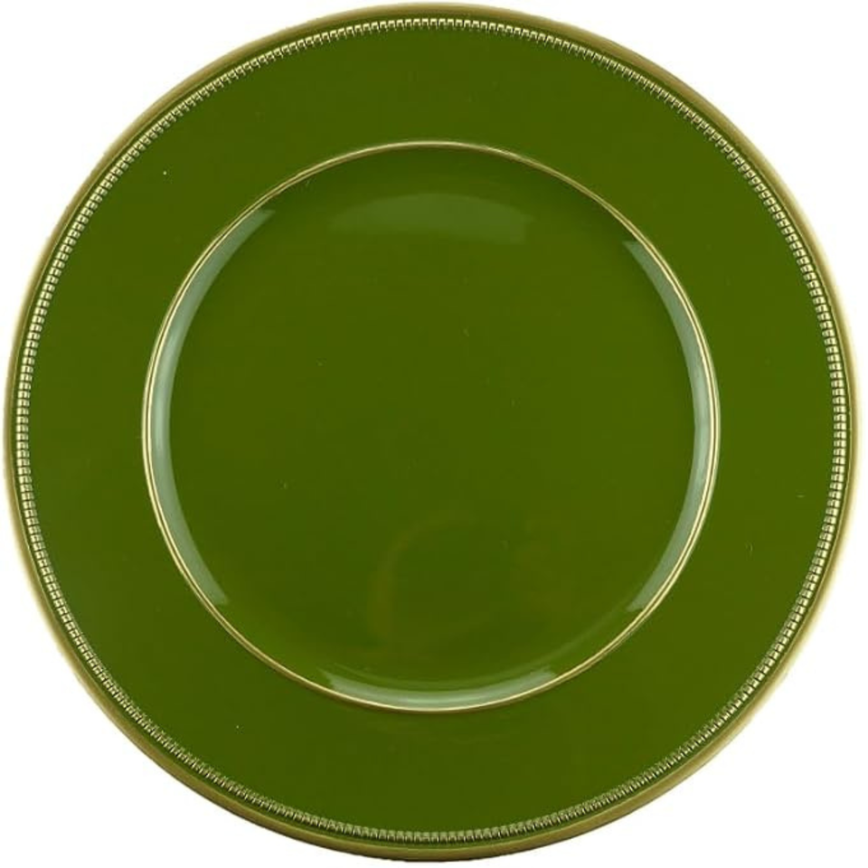 Sousplat Liso Verde 33cm Wolff