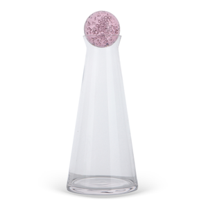Garrafa Bubble Vidro Rosa 1L Linha Sintonia