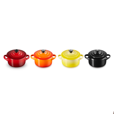 Kit 4 Mini Cocottes Clássicos 250ml 10cm Le Creuset