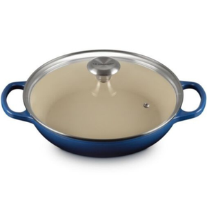 Caçarola Buffet Tampa de Vidro Signature Lapis 2,2L 26cm Le Creuset