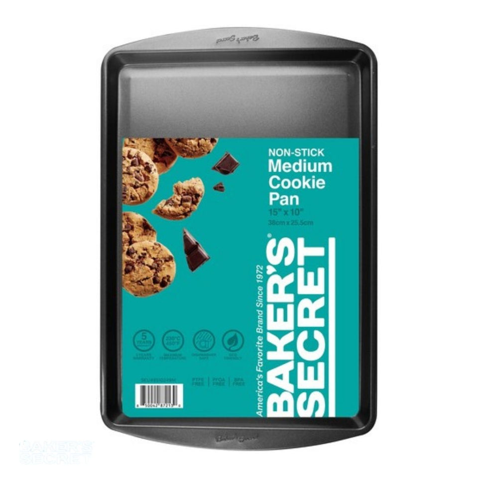 Forma Assadeira Antiaderente Cookies Biscoitos Aço Carbono Grande