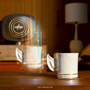 Caneca Spock Star Trek Perolado Creme 400ml Le Creuset