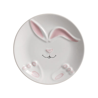 Jogo 6 Pratos Sobremesa Cerâmica Encanto de Orelhas 21cm Scalla