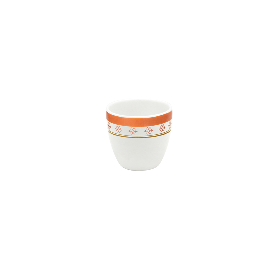 Conjunto com 6 Porta Ovos Porcelana Colline 4,5 cm Strauss