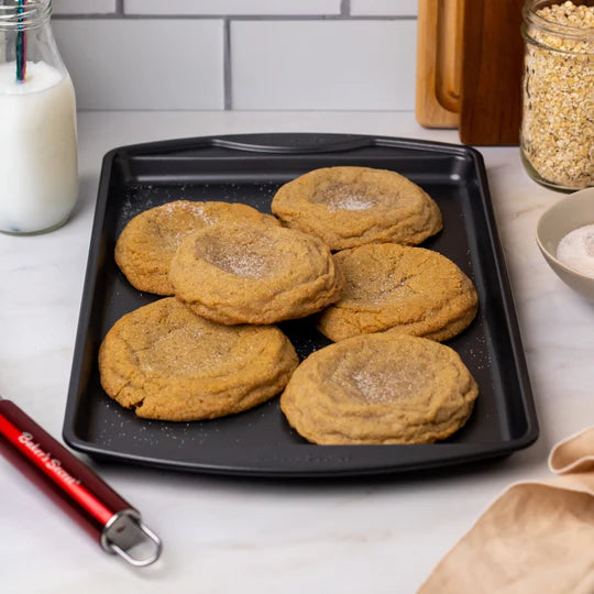 Forma Assadeira Antiaderente Cookies Biscoitos Aço Carbono Pequena