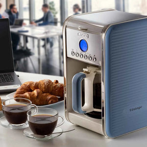 Cafeteira Vintage Azul 4 a 12 Xícaras 127V 900W Ariete