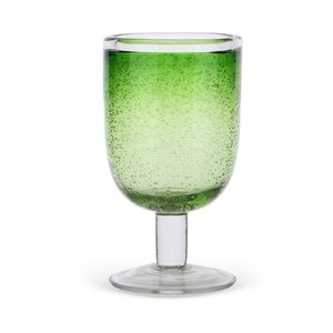 Jogo de 6 Taças para Água Bollicine Vidro Verde Linha Sintonia