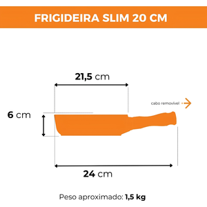 PRÉ-VENDA: Jogo de Panelas Cerâmica Slim 5 Peças Vanilla