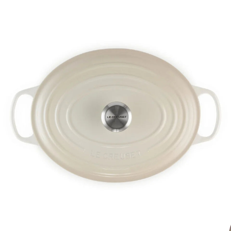 Panela Le Creuset Oval Signature Meringue 7,5L 33cm