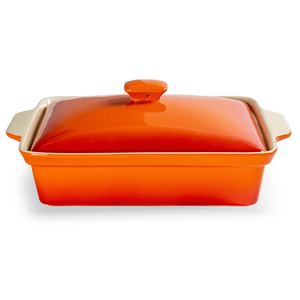 Caçarola Cerâmica Laranja 33x22x11,3cm Refúgio