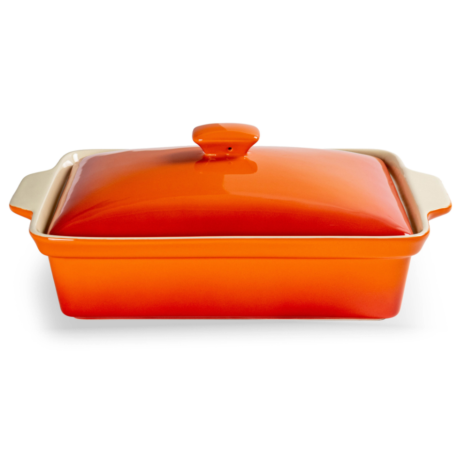 Caçarola Cerâmica Laranja 33x22x11,3cm Refúgio