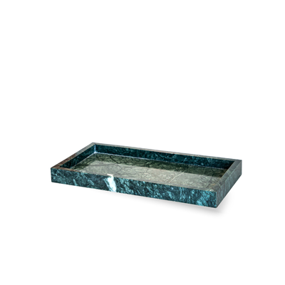 Bandeja Retangular Mármore 3x30x15cm Linha Atmosfera