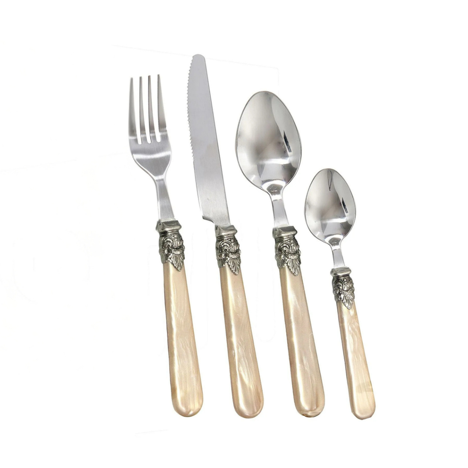 Faqueiro 24 Peças Aço Inox Premium Jaipur Agra