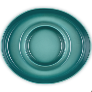 Prato para Aperitivo Cerâmica Signature 34cm Bleu Riviera Le Creuset