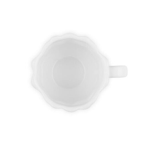 Caneca Cerâmica Anemone Petal Branca 330ml Le Creuset