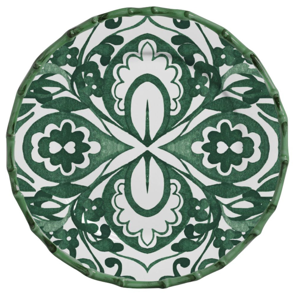 Sousplat Cerâmica Dolce Mare Verde 34,5cm Maison Blanche