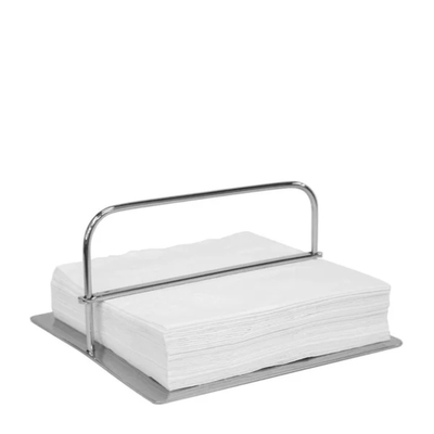 Porta Guardanapo Horizontal Inox Patti Riva