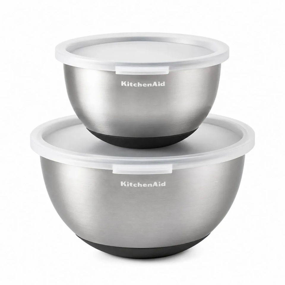 Conjunto 2 Tigelas Bowl em Inox Multiuso Cozinha KitchenAid