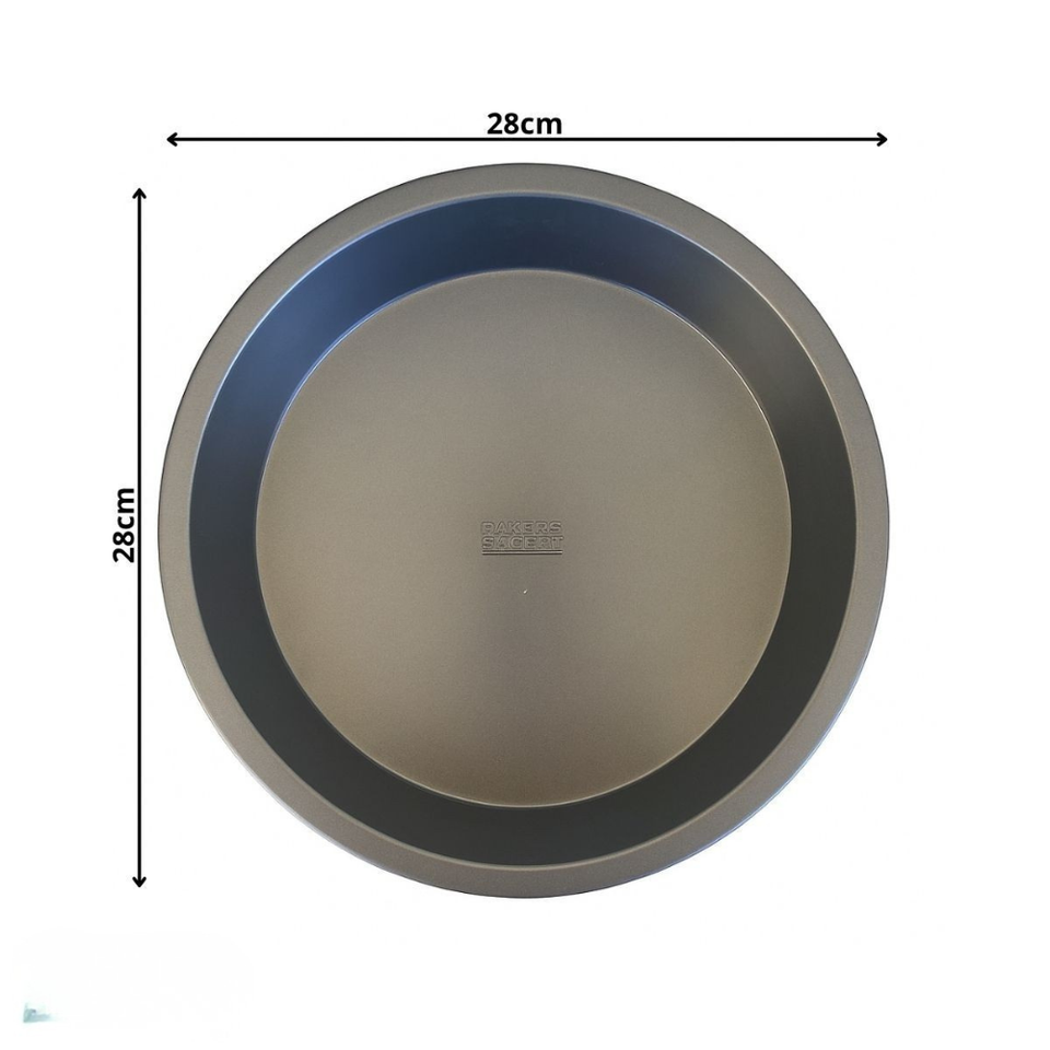 Forma Redonda para Brownie Bolo e Torta Antiaderente 28cm