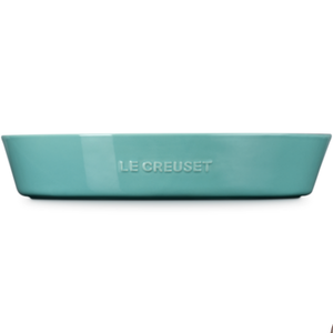 Prato para Aperitivo Cerâmica Signature 34cm Bleu Riviera Le Creuset