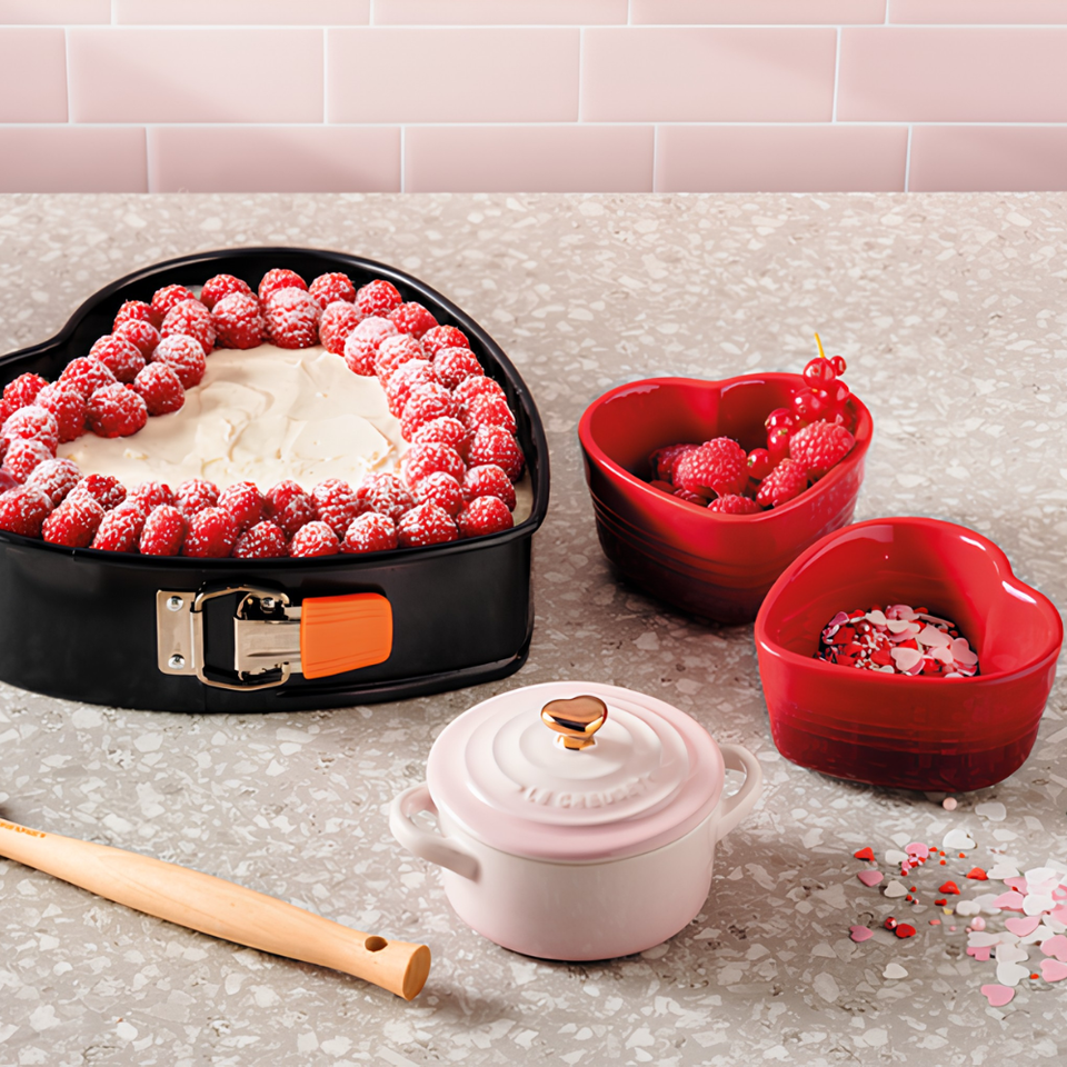 Kit com 2 Ramekin Coração Vermelho