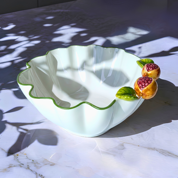 Bowl Decorativo Porcelana Romã 25cm