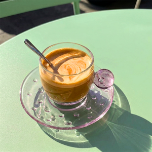 PRÉ-VENDA: Jogo de 6 Xícaras de Café Vidro Pink Linha Sintonia 120ml